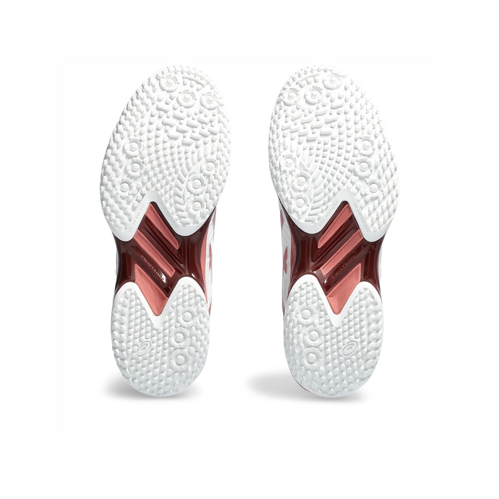 Giày Tennis Asics Nữ Chính hãng - SOLUTION SPEED FF 2 - Màu Trắng/Hồng | JapanSport 1042A135-105