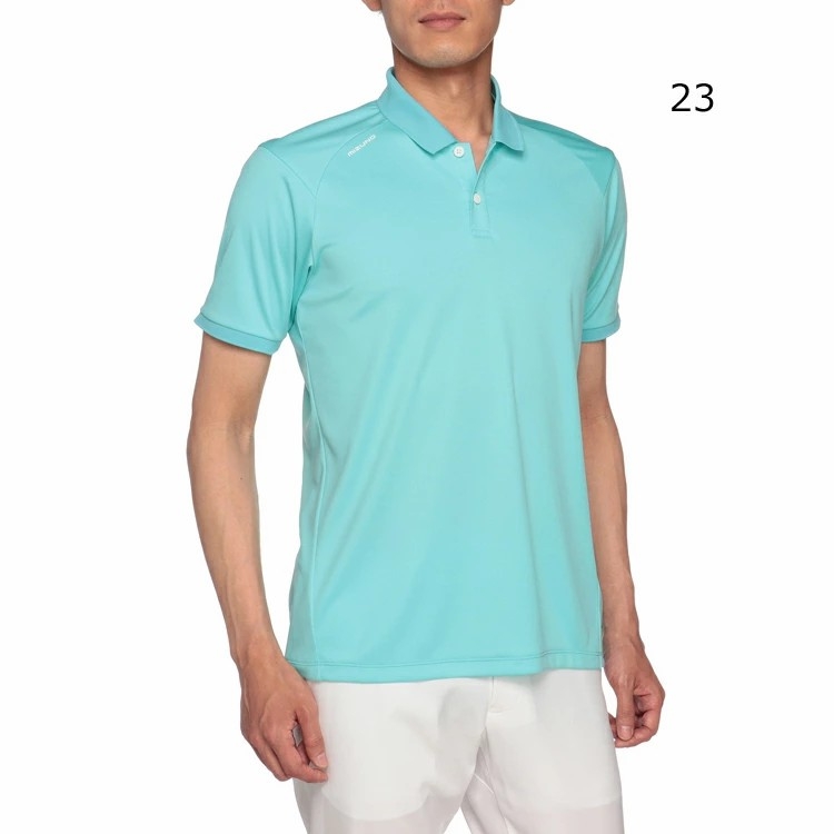 Áo Polo Mizuno Chính Hãng - Smooth Short Sleeve Ribbed - Màu Xanh | JapanSport E2MAA009-23