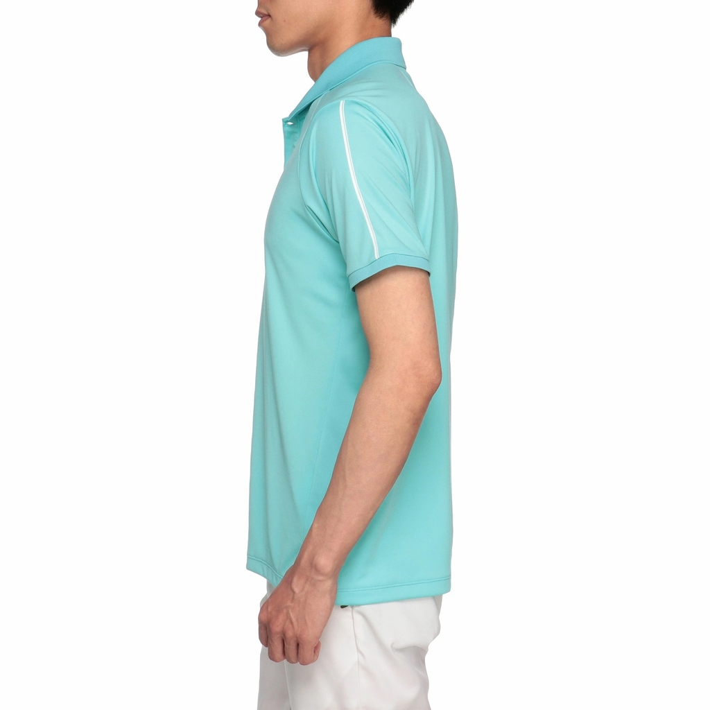 Áo Polo Mizuno Chính Hãng - Smooth Short Sleeve Ribbed - Màu Xanh | JapanSport E2MAA009-23