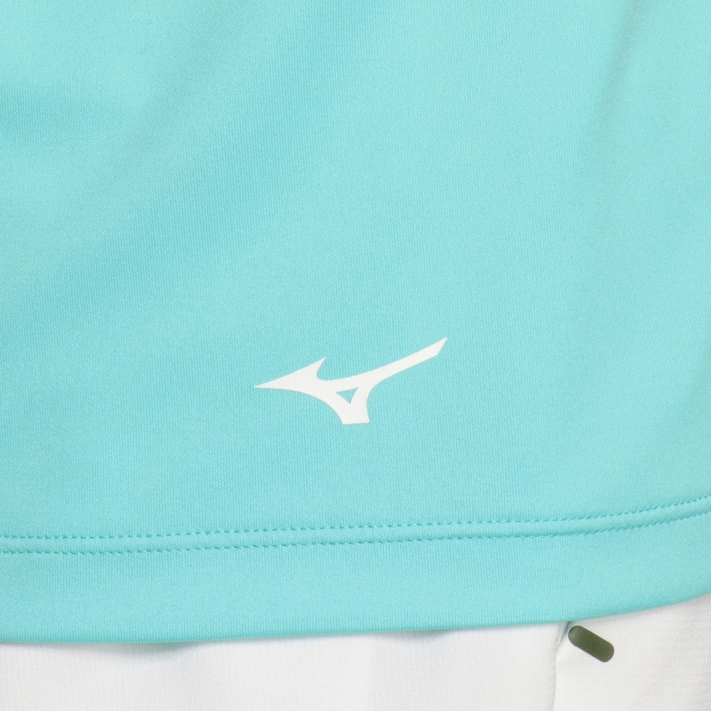 Áo Polo Mizuno Chính Hãng - Smooth Short Sleeve Ribbed - Màu Xanh | JapanSport E2MAA009-23