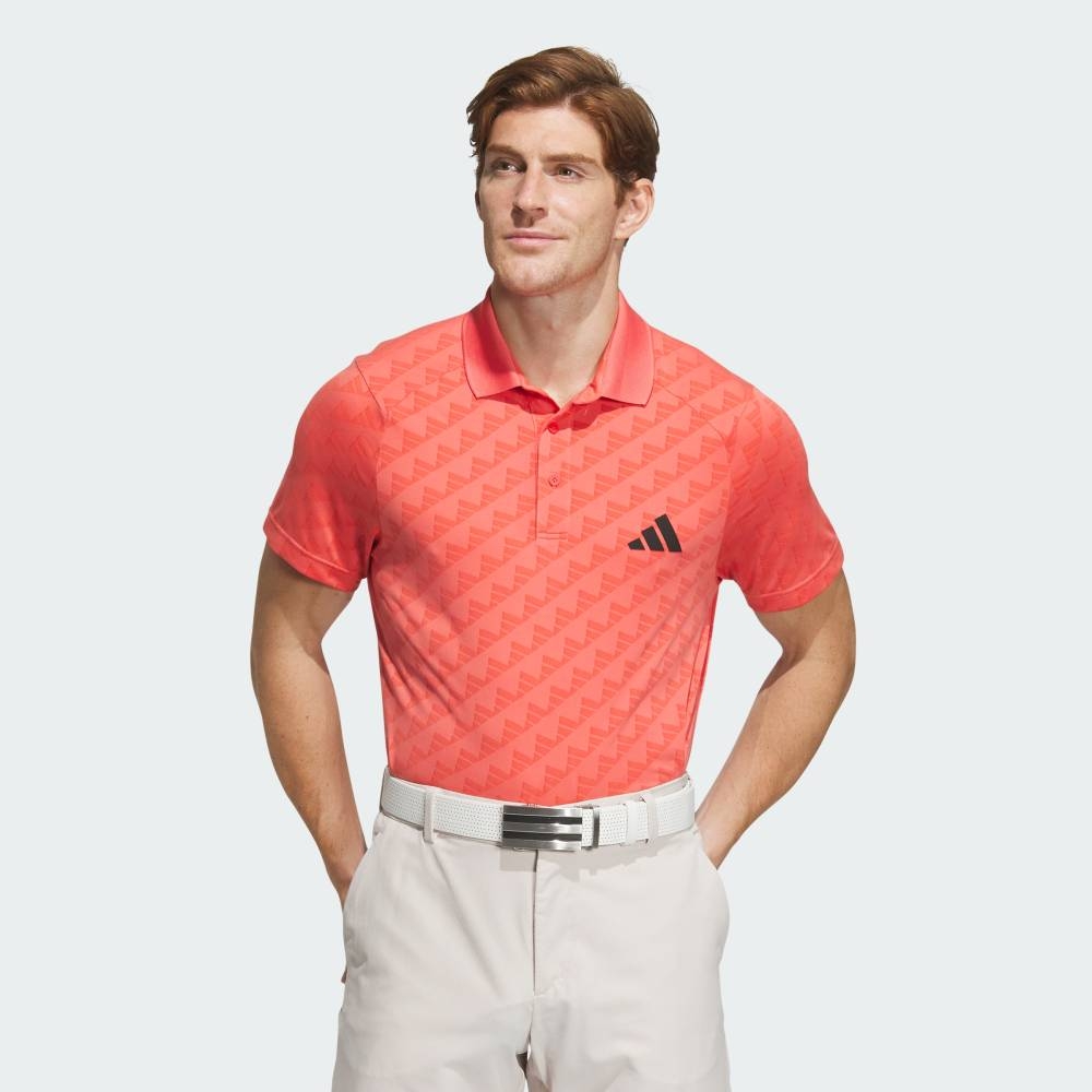 Áo Polo Adidas Nam Chính Hãng - Jacquard HEAT.RDY - Màu cam | JapanSport IN2795