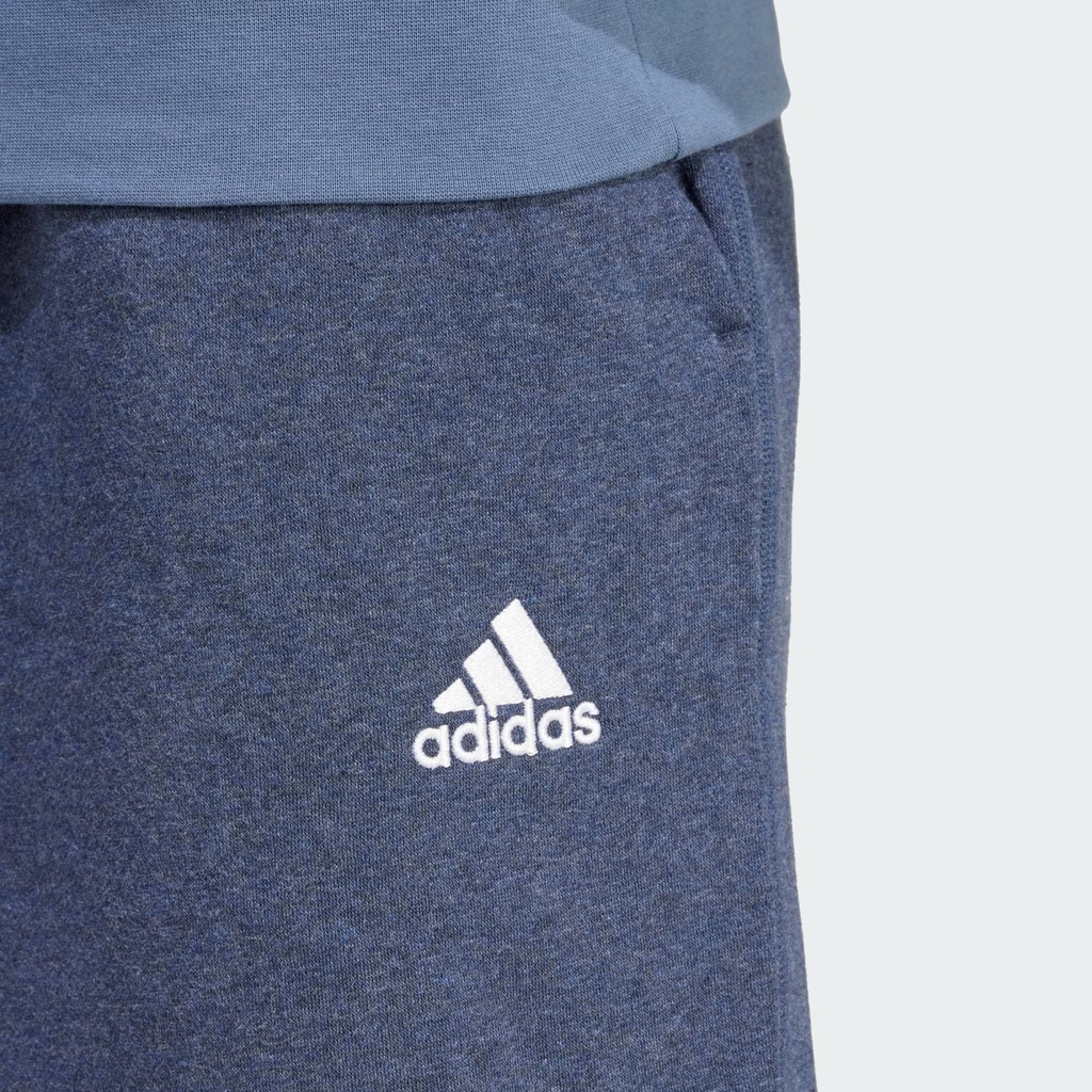 Quần Short Adidas Chính Hãng - Blue Seasonal Essentials Mélange Shorts - Màu Xanh | JapanSport IN7124