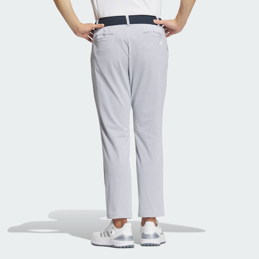 Quần Dài Adidas Chính Hãng - High-neck Seersucker Sweatpants - Màu Xanh | JapanSport IN9018