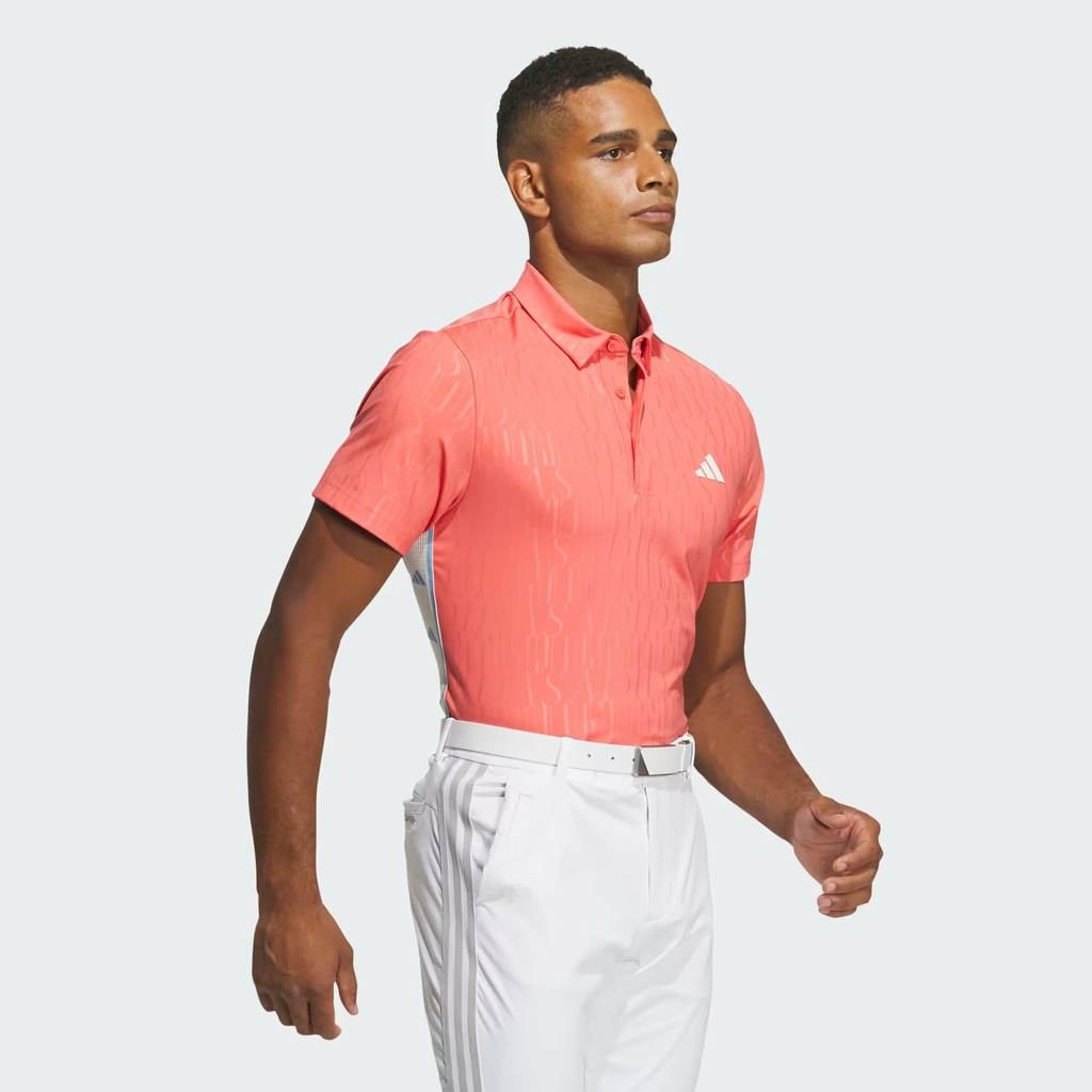 Áo Polo Adidas Nam Chính Hãng - HEAT.RDY Debossed - Màu Đỏ | JapanSport IN9037