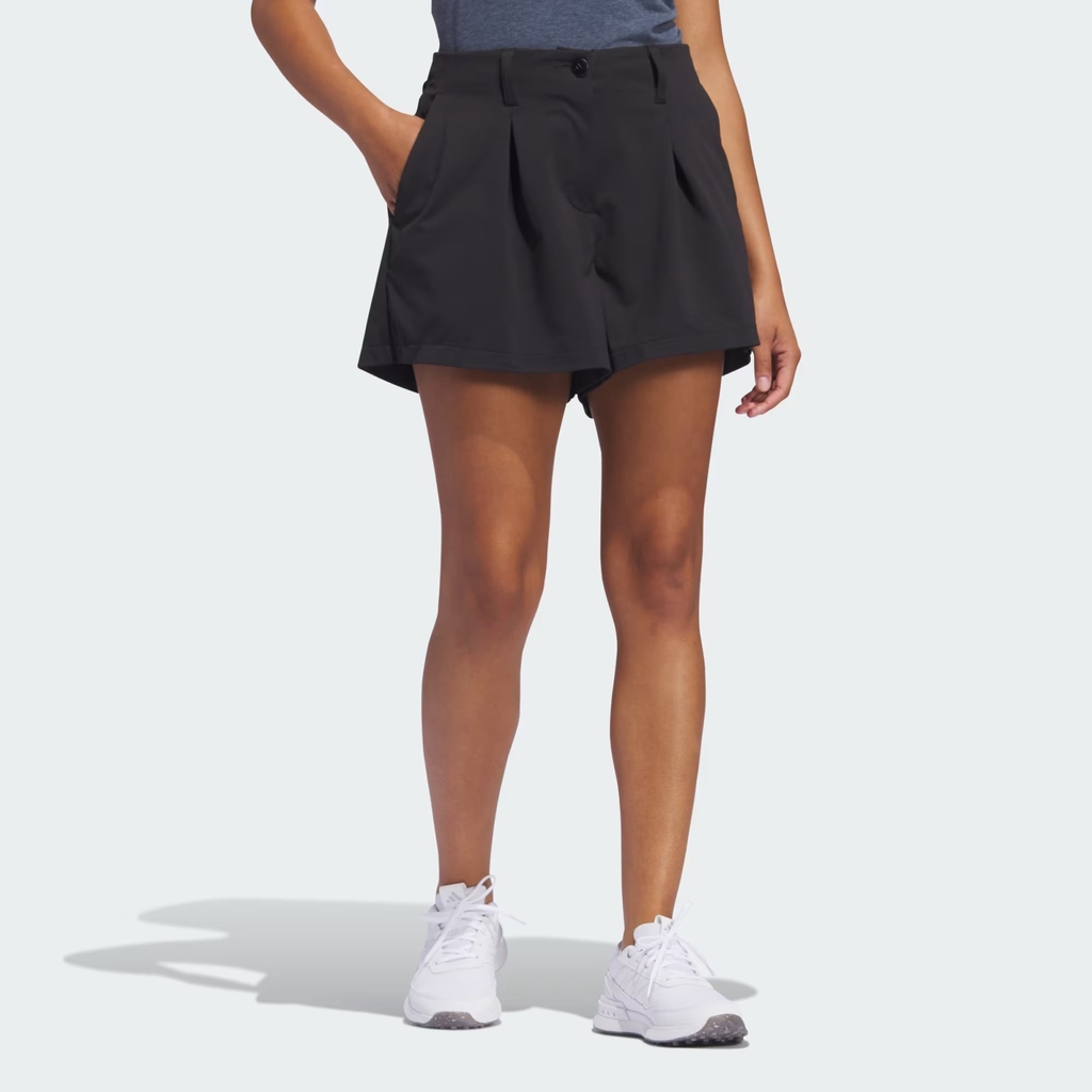 Quần Shorts Adidas Nữ Chính Hãng - Go-To Pleated Shorts - Màu Đen | JapanSport IP4199