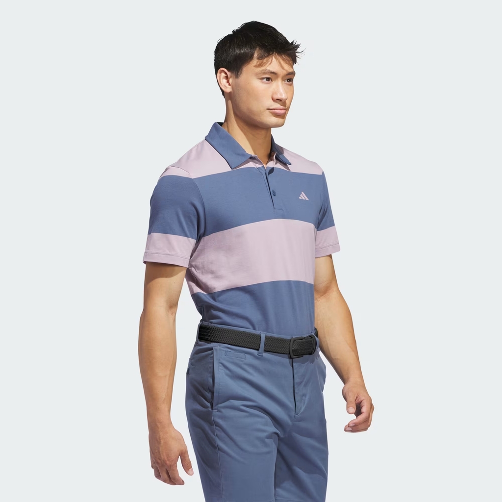 Áo Polo Adidas Chính Hãng - Colorblock Rugby Stripe - Màu Preloved Fig | JapanSport IQ2930