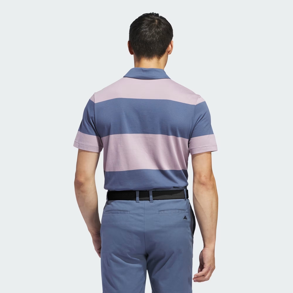 Áo Polo Adidas Chính Hãng - Colorblock Rugby Stripe - Màu Preloved Fig | JapanSport IQ2930