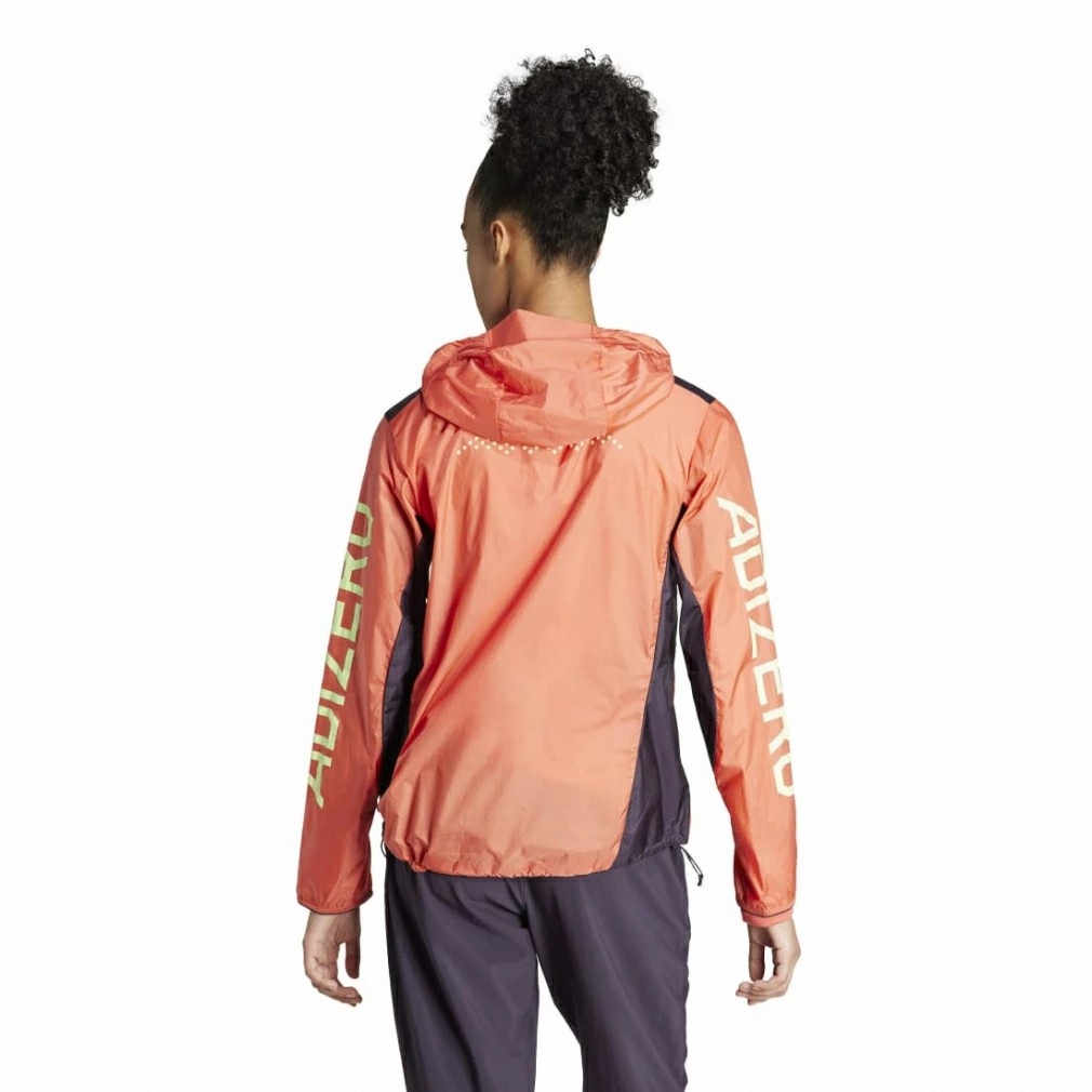 Áo Khoác Nữ Adidas Chính Hãng - Windbreaker- Màu Cam | JapanSport IU0709