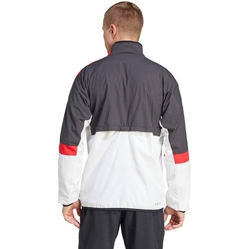 Áo Khoác Adidas Nam Chính Hãng - Warm Tennis Windbreaker Jacket  - Màu Đen/Trắng | JapanSport IW2927