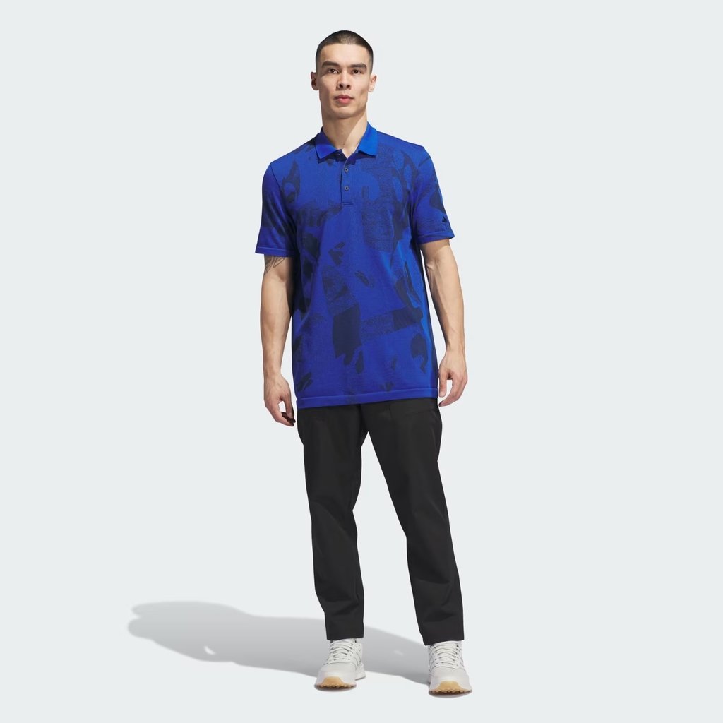 Áo Polo Adidas Chính Hãng - Go-to Primeknit - Màu Xanh | JapanSport IW6697