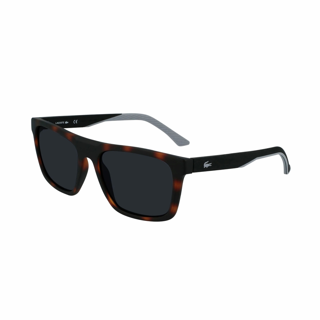 Kính Lacoste Chính hãng - Brown Rectangular Sunglasses 56 MM | JapanSport L957S 230 56-18-145