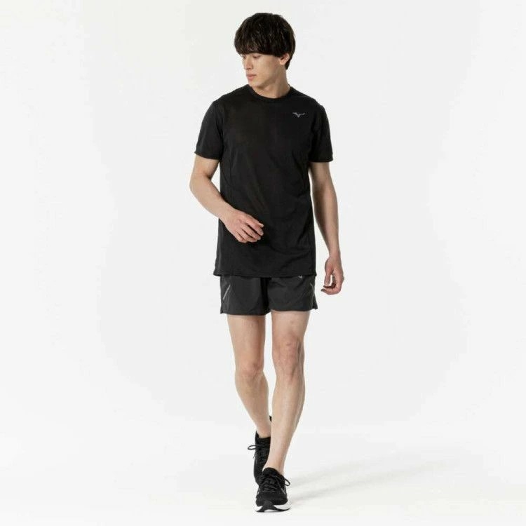 Áo Phông Mizuno Chính Hãng - Dry Aeroflow - Màu Đen | JapanSport J2MAB004-90