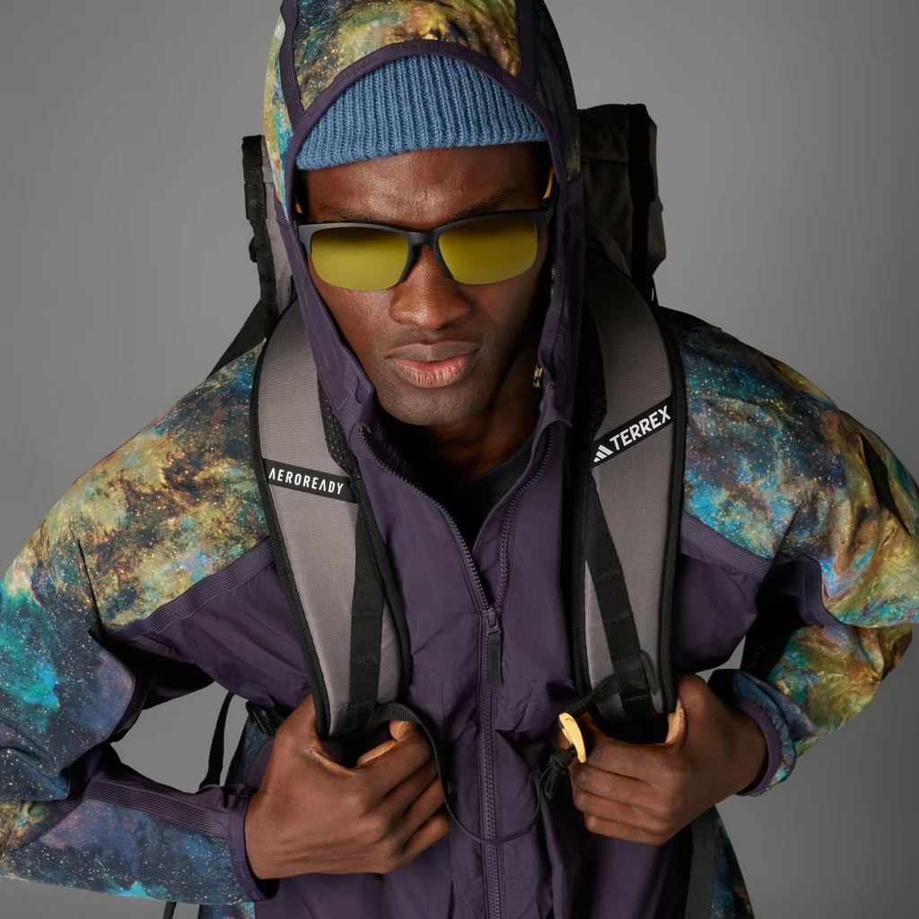 Áo Khoác Adidas Chính Hãng - National Geographic WIND.RDY - Màu Tím| JapanSport JD5839