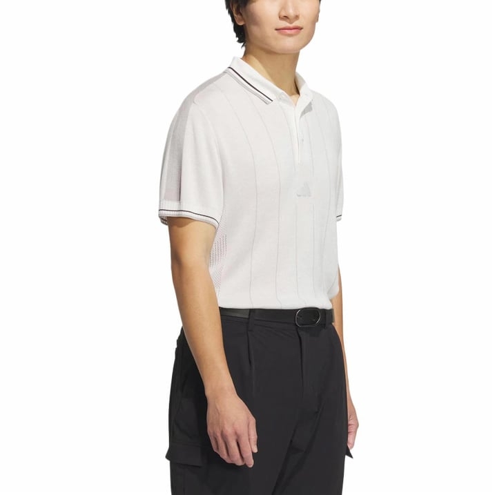 Áo Polo Adidas Chính Hãng - adidas KNIT Golf Soft Knit Sport Short Sleeve Polo Shirt Men's White - Màu Trắng | JapanSport JE8308