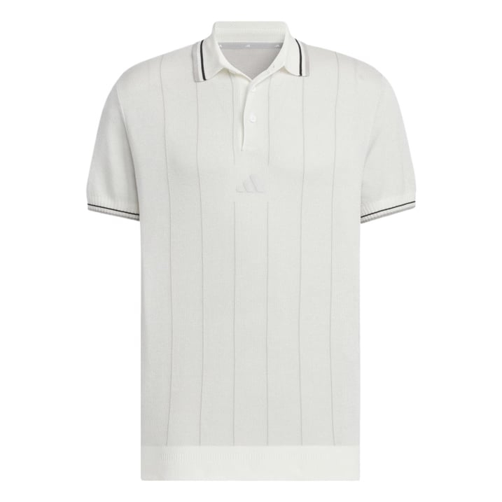 Áo Polo Adidas Chính Hãng - adidas KNIT Golf Soft Knit Sport Short Sleeve Polo Shirt Men's White - Màu Trắng | JapanSport JE8308