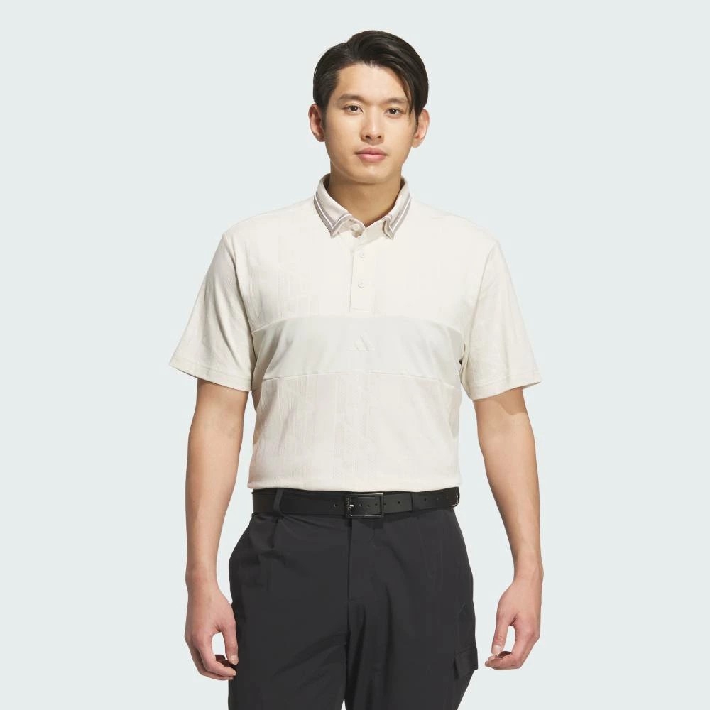 Áo Polo Adidas Nam Chính Hãng - [Golf] Beyond the Course Jacquard BOS Logo - Màu xám | JapanSport JG1357