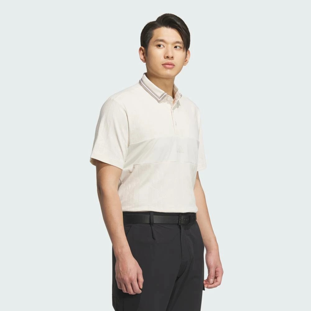Áo Polo Adidas Nam Chính Hãng - [Golf] Beyond the Course Jacquard BOS Logo - Màu xám | JapanSport JG1357