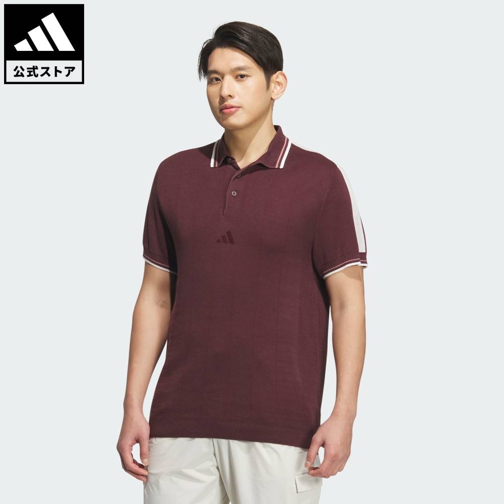 Áo Polo Adidas Chính Hãng - Loose-Fit Knit - Màu Đỏ | JapanSport JG1360