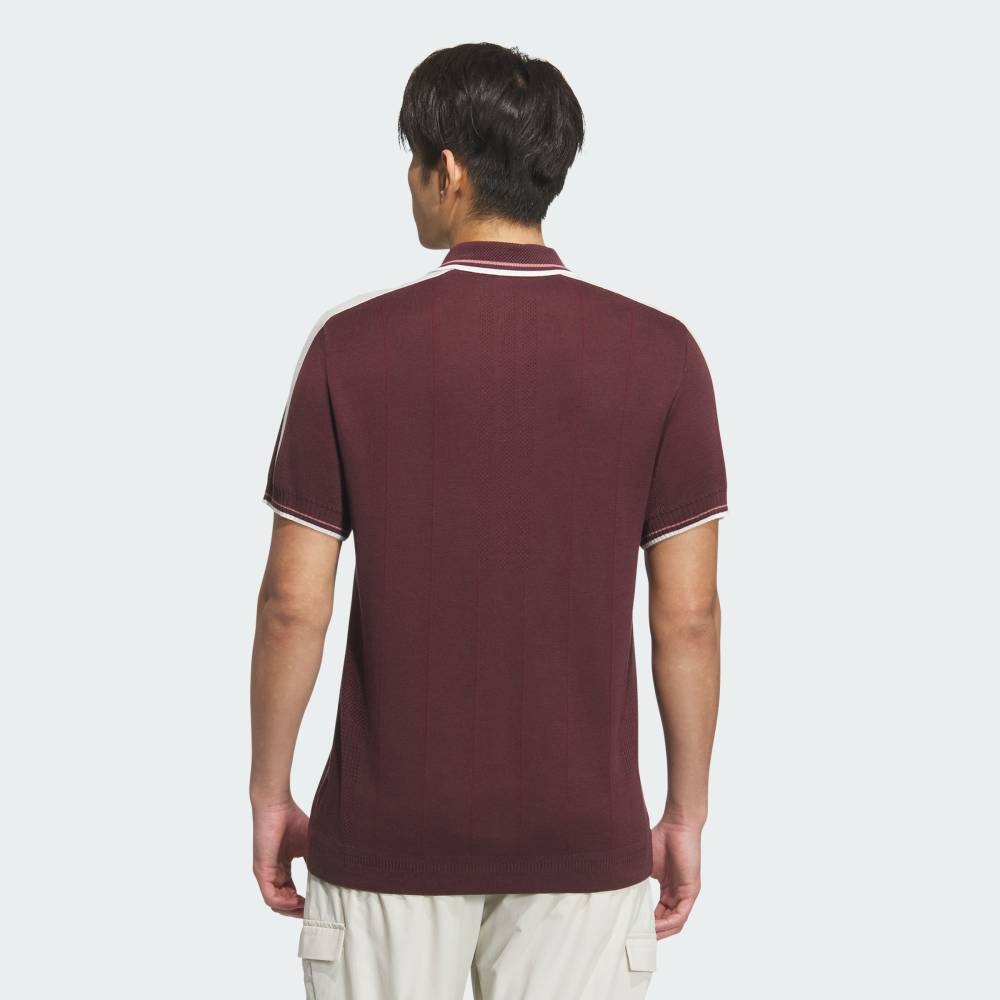 Áo Polo Adidas Chính Hãng - Loose-Fit Knit - Màu Đỏ | JapanSport JG1360