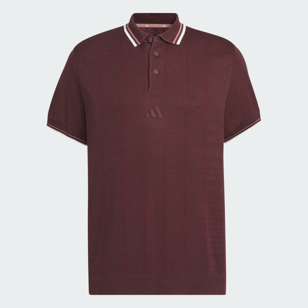 Áo Polo Adidas Chính Hãng - Loose-Fit Knit - Màu Đỏ | JapanSport JG1360