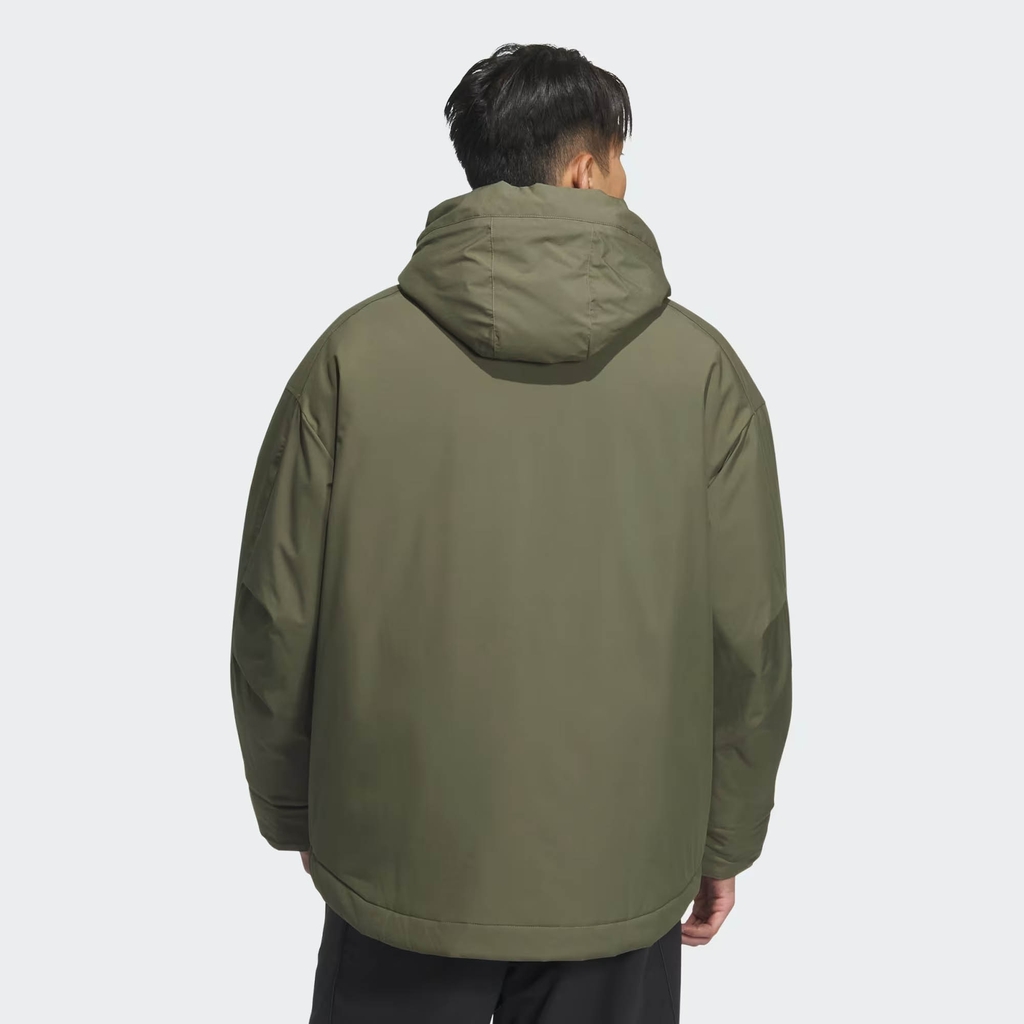 Áo Khoác lông vũ Adidas Chính Hãng - Áo khoác parka tiện dụng dáng rộng, có lớp đệm dày - Màu đen | JapanSport JM4448