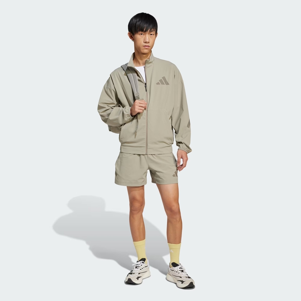 Quần Short Adidas Chính Hãng - Adidas Z.N.E. Woven Shorts. - Màu Be | JapanSport JN9024