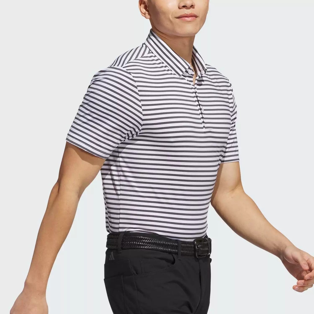 Áo Polo Adidas Nam Chính Hãng - Golf Ultimate Stripe Polo Shirt - Màu xanh | JapanSport JN9079