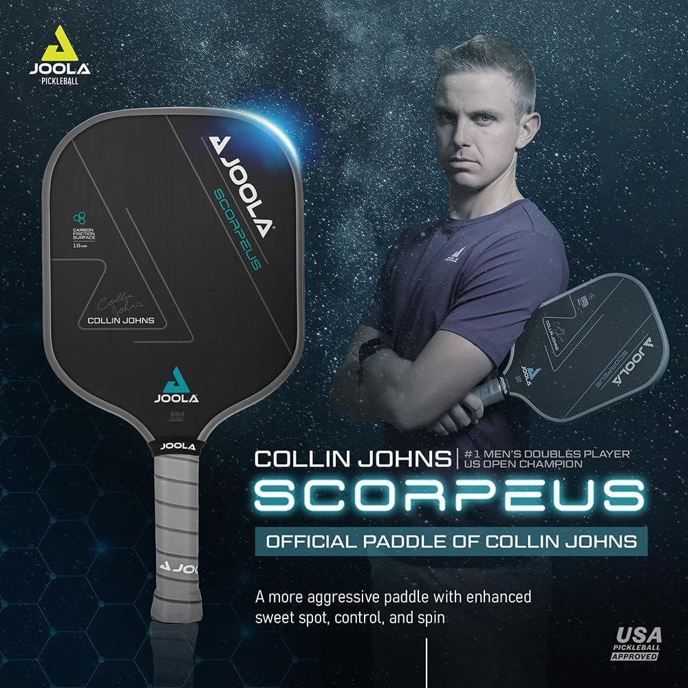 Vợt Pickleball JOOLA chính hãng | Collin Johns Scorpeus CFS 16mm | JapanSport