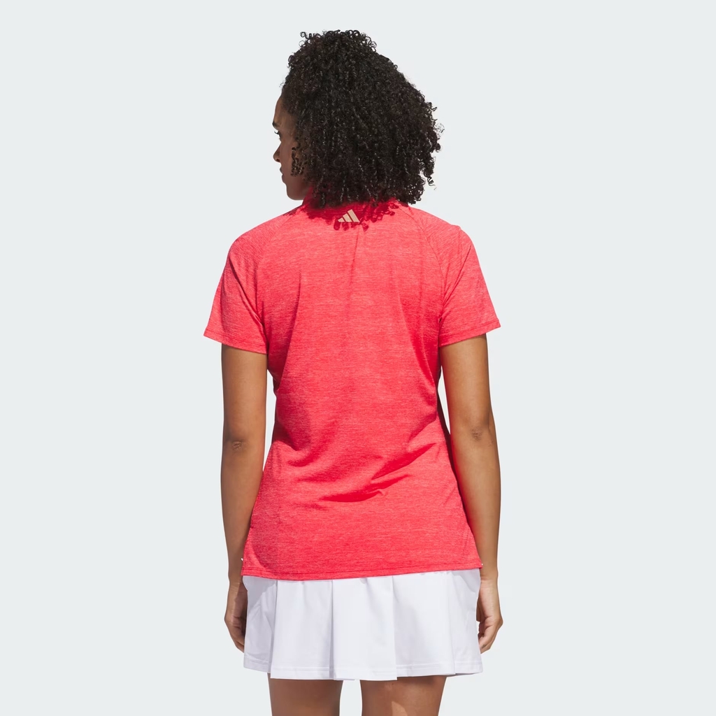 Áo Polo Nữ Adidas Chính Hãng - Ultimate365 Heathered - Màu Hồng | Japansport JP0096