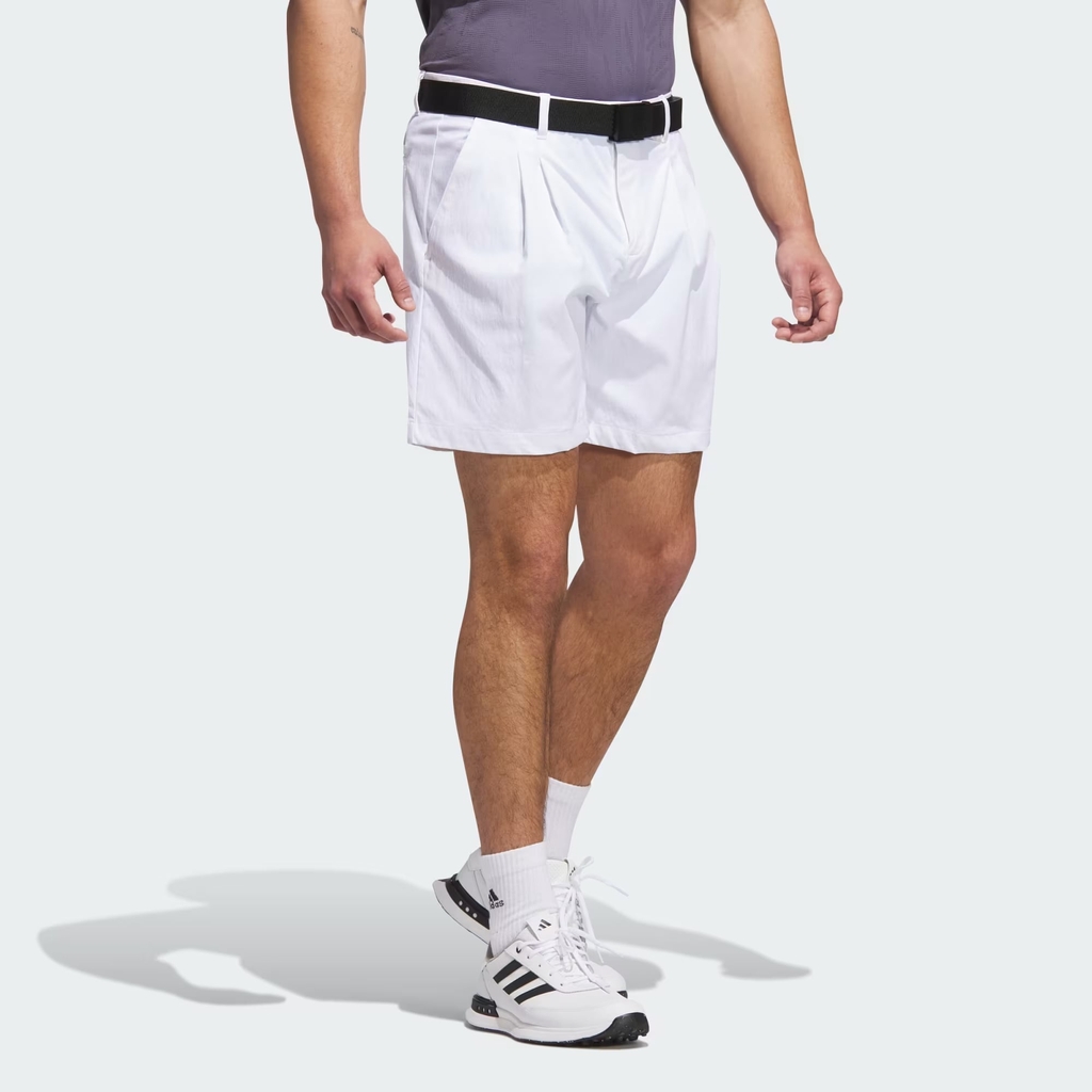 Quần Short Adidas Chính Hãng - 7-inch Pleated Shorts - Màu Trắng | JapanSport JW4102