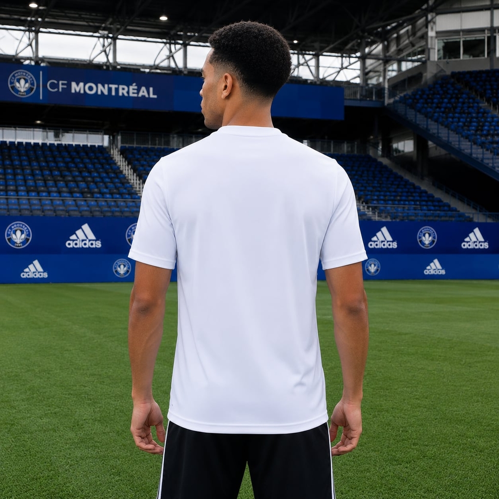 Áo Phông Adidas Nam Chính Hãng - Cf Montreal Pre-Game Short Sleeve T-Shirt - Màu Trắng | JapanSport JX4380