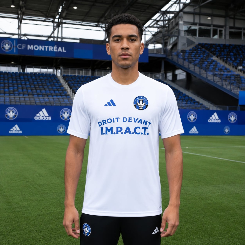 Áo Phông Adidas Nam Chính Hãng - Cf Montreal Pre-Game Short Sleeve T-Shirt - Màu Trắng | JapanSport JX4380