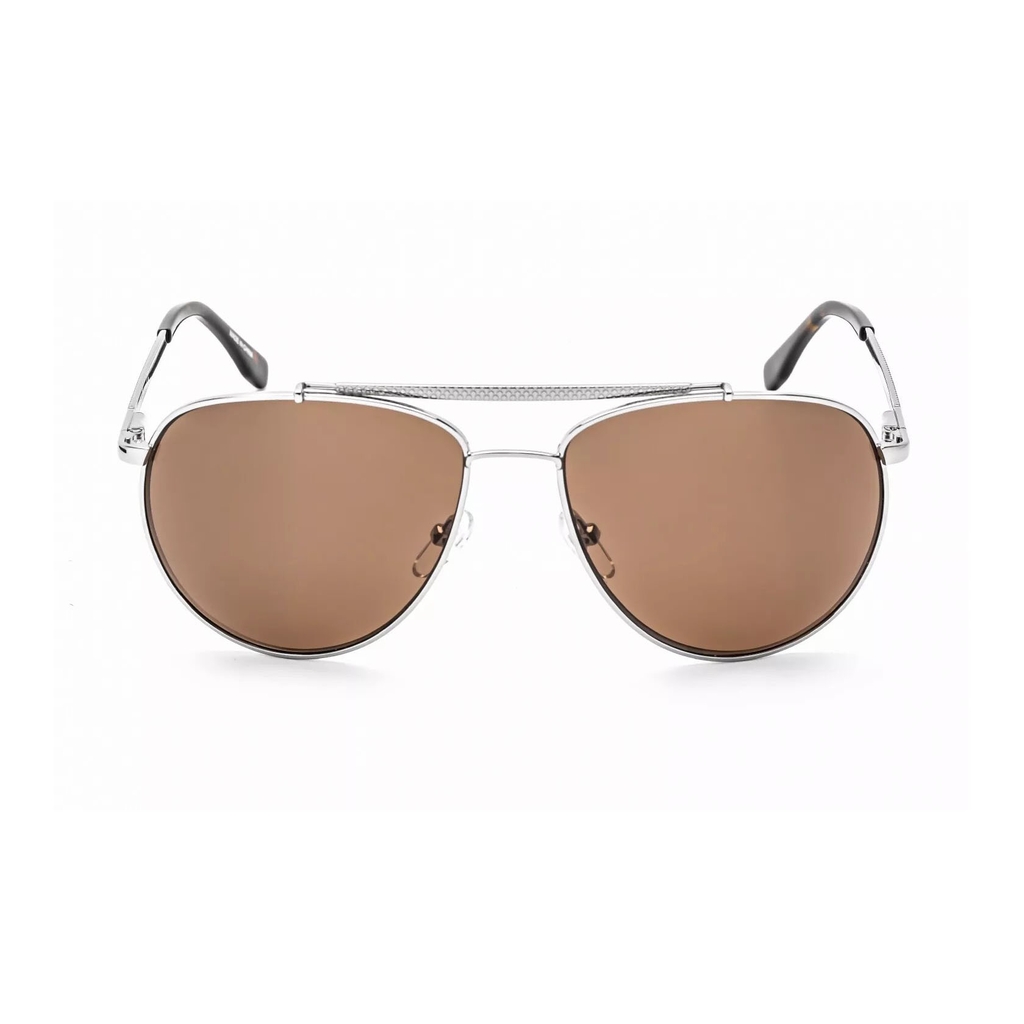 Kính Lacoste Chính hãng - Brown Pilot Unisex Sunglasses | JapanSport L177s 033 57-15-140