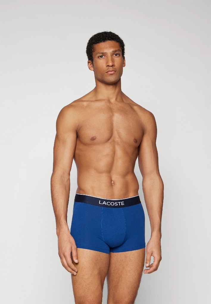 Quần Boxer Lacoste Chính hãng - 3-Pack Long Elastic - 3 màu  | JapanSport 5H1299-51-I8M