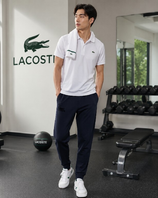 Quần Dài Lacoste Chính hãng - Men's Fleece Lounge Joggers - Màu Xanh | JapanSport 3H5422-51-166