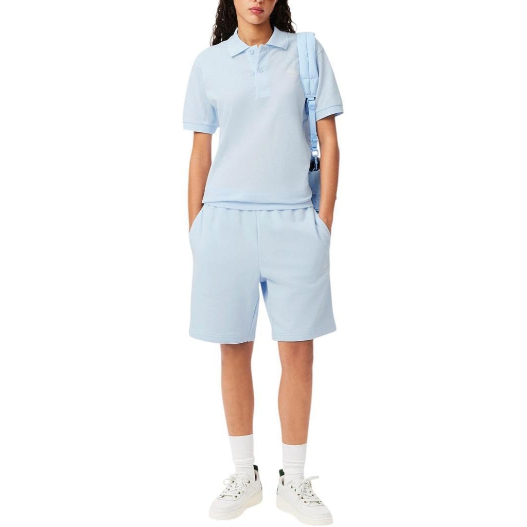Quần Short Lacoste Chính hãng - Printed cotton fleece - Màu xanh | JapanSport GH0990-51-T01