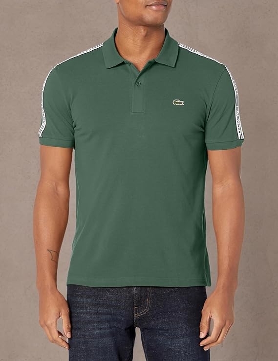 Áo Polo Lacoste Chính hãng - Men's Regular Fit Stretch Piqué Logo Polo - Màu Xanh | JapanSport PH5075-51 SMI