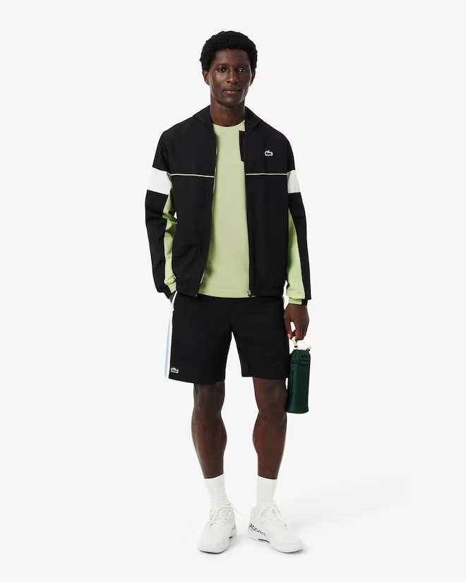 Áo Phông Lacoste Nam Chính hãng - Ultra Dry Crocodile Graphic Sport T-shirt - Màu xanh | JapanSport TH0003-51-6l4