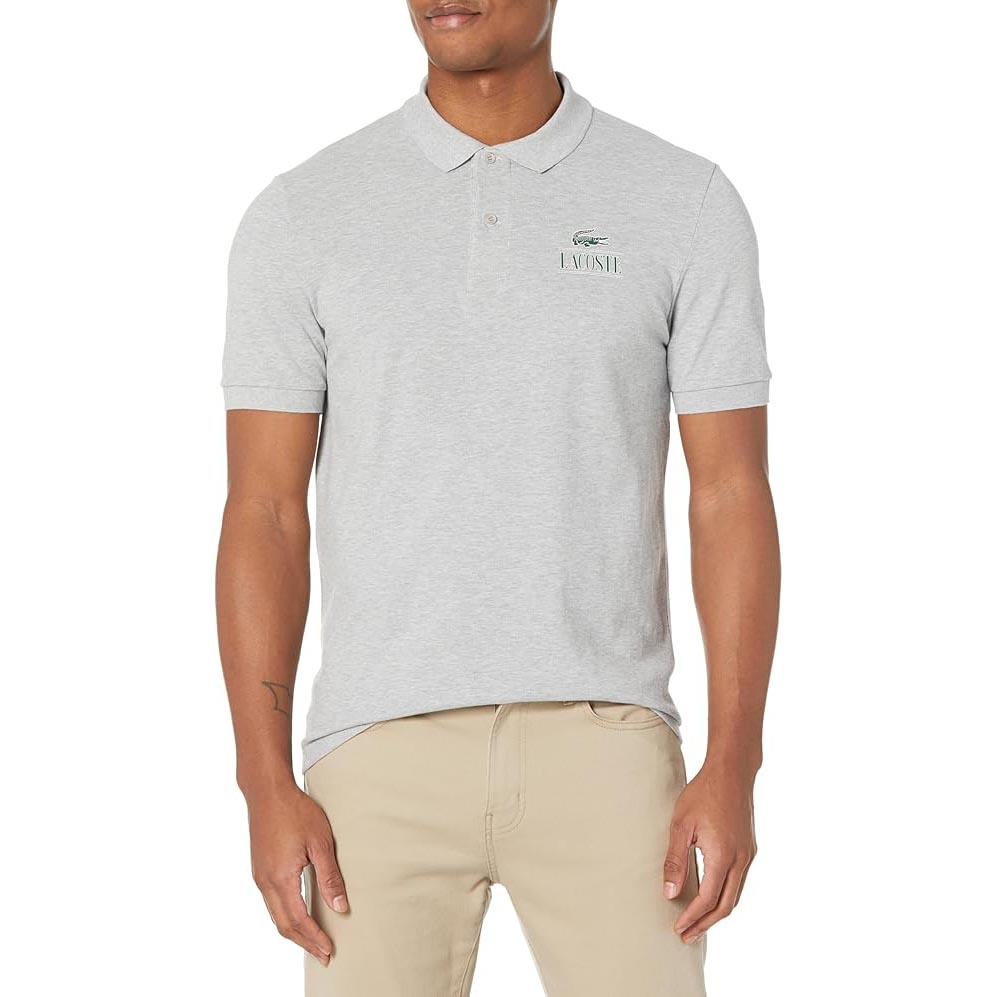 Áo Polo Lacoste Chính hãng - Unisex Regular Fit Stretch Mini - Màu Xám | JapanSport PH1136-51-CCA