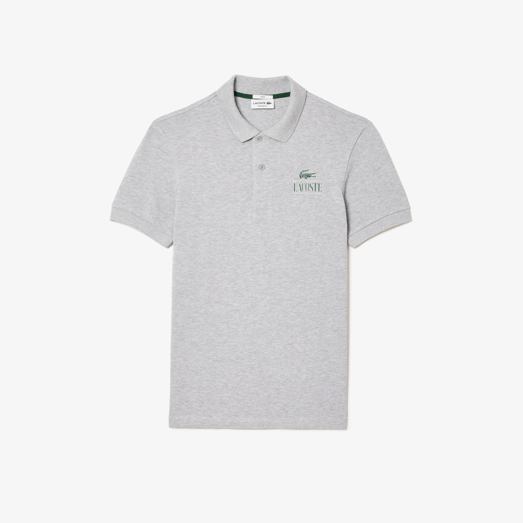 Áo Polo Lacoste Chính hãng - Unisex Regular Fit Stretch Mini - Màu Xám | JapanSport PH1136-51-CCA