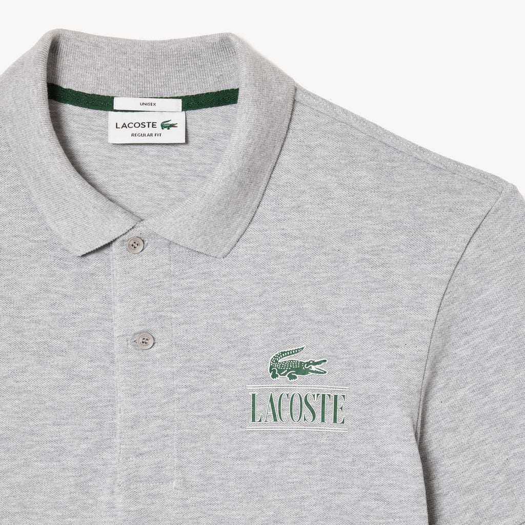 Áo Polo Lacoste Chính hãng - Unisex Regular Fit Stretch Mini - Màu Xám | JapanSport PH1136-51-CCA