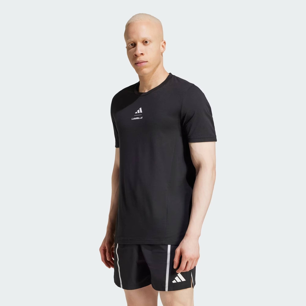 Áo Phông Adidas Nam Chính Hãng - Les Mills Graphic T-Shirt - Màu Đen | JapanSport JJ1438