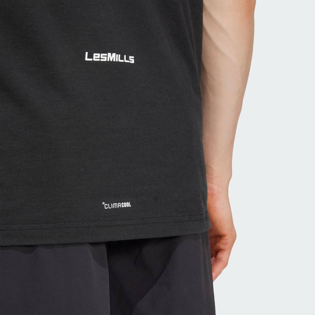 Áo Phông Adidas Nam Chính Hãng - Les Mills Graphic T-Shirt - Màu Đen | JapanSport JJ1438