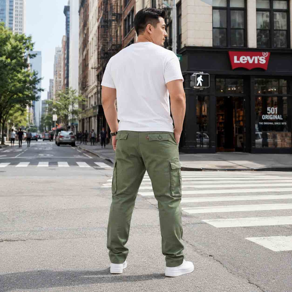Quần Levi's Chính Hãng - Ace Cargo Men's Pants - Màu Olive | JapanSport 12462-0077