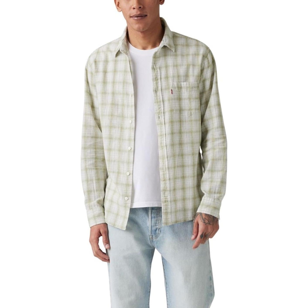 Áo sơ mi Levi's Chính Hãng - SHIRT LONG SLEEVE CLASSIC STANDARD FIT - Màu Xanh | JapanSport 85748-0308