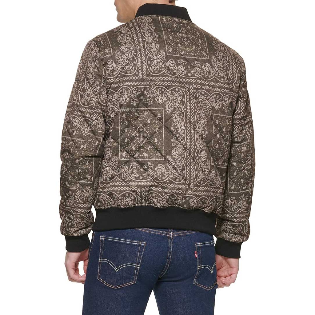 Áo Khoác Levi's Chính Hãng -  Diamond Quilted Bomber - Màu Olive | JapanSport LM2RP388-olb