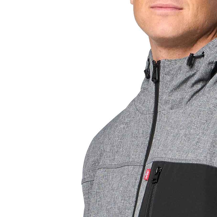 Áo Khoác Levi's Chính Hãng -  Water-Resistant Soft Shell Active - Màu xám | JapanSport LM2KP157-HGR