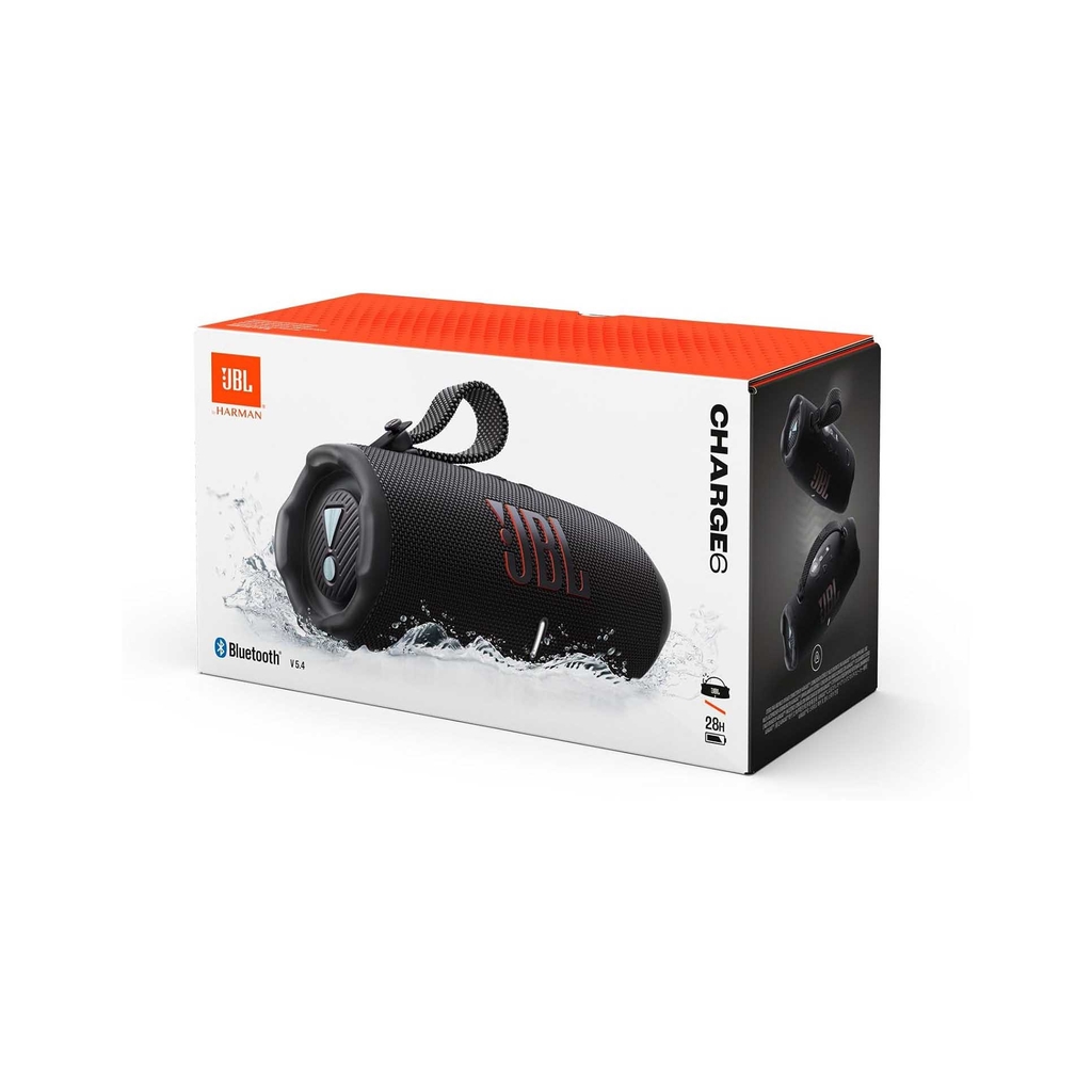 Loa Bluetooth JBL Chính hãng - JBL Charge 6 - chống nước tích hợp sạc dự phòng - Màu đen | JapanSport