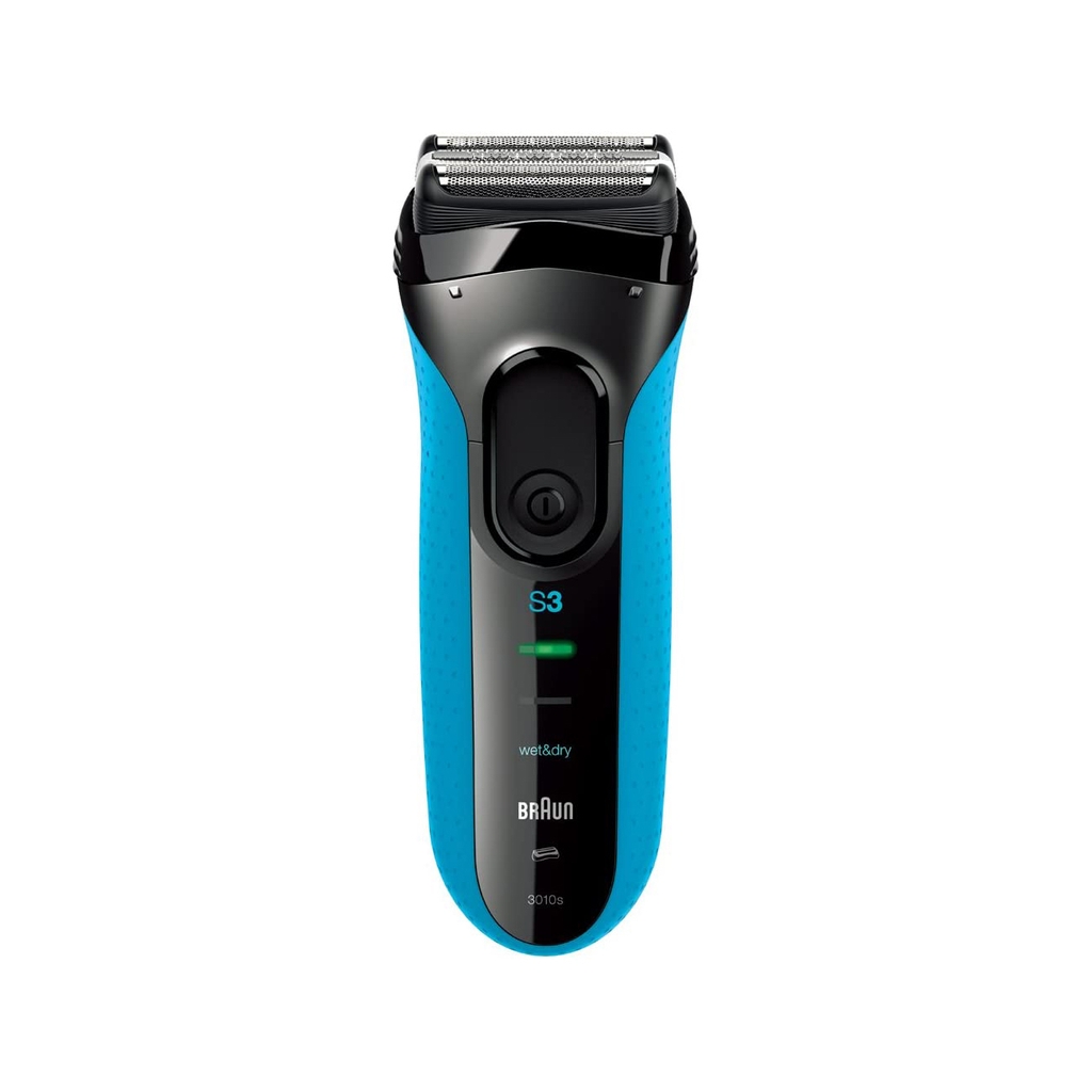 Máy cạo râu Braun Chính hãng - Series 3 - 3010S - Êm sát, linh hoạt, Màu Xanh | JapanSport