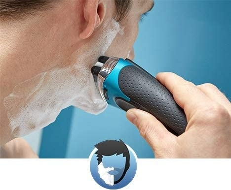 Máy cạo râu Braun Chính hãng - Series 3 - 3080S - Màu Xanh | JapanSport
